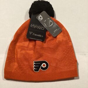 New Philadelphia Flyers Women’s Beanie Hat Authentic Fanatics Cap Orange